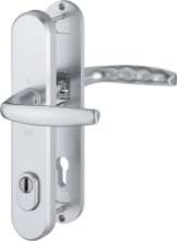 Afbeeldingen van Hoppe Inbraakwerend deurkrukgarnituur Atlanta 1530/3236ZA/3214 - Deurdikte 56mm PC 92 - F1 