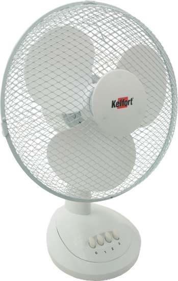 Afbeeldingen van Kelfort Ventilator tafelmodel - 380x200x345mm - Wit