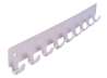 Afbeeldingen van Siro Haaklijst metaal - boorafstand 336mm/L 366mm/H 16mm/B 41mm - nikkel mat 