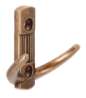 Afbeeldingen van Siro Kapstokhaak metaal - boorafstand 32mm/L 57mm/H 28mm/B 60mm antiek messing 