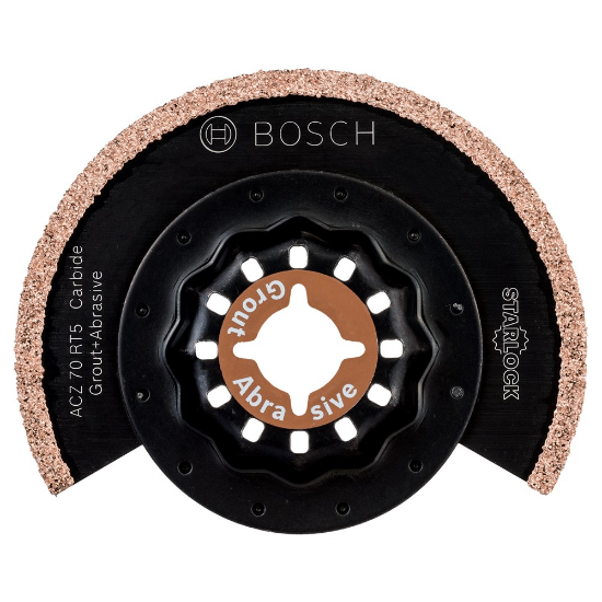 Afbeeldingen van Bosch Carbide-RIFF segmentzaagblad met smalle zaagsnede ACZ 70 RT5