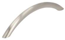 Afbeeldingen van Siro Meubelgreep metaal - boorafstand 128mm/L 148mm/H 31mm/B 10mm RVS effect 