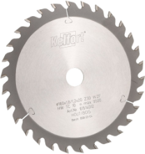 Afbeeldingen van Kelfort cirkelzaagblad - Ø160x1,8/1,2x20mm 30 tands WZF - voor hout