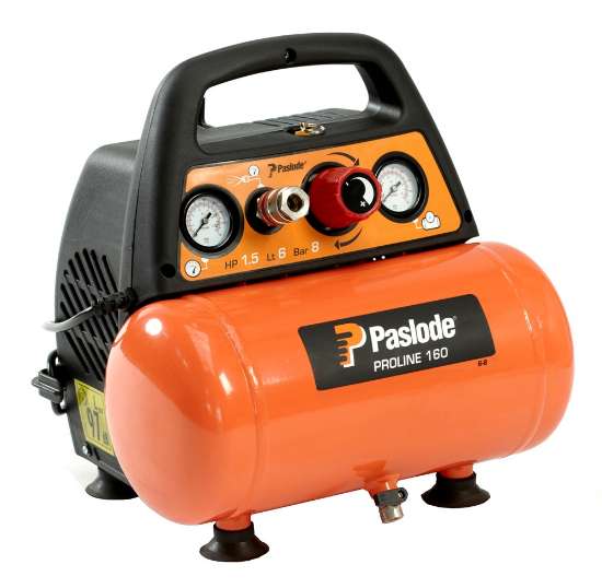 Afbeeldingen van Paslode Compressor pro-line 160 - max.druk 8Bar - 6L tankinhoud 