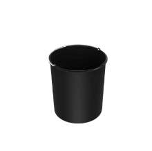 Afbeeldingen van Hettich Emmer 11 l, kunststof, zwart, B x T x H 250 x 250 x 279 mm, voor afvalsysteem Bin.it Drop