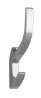 Afbeeldingen van Siro Kapstokhaak metaal - boorafstand 32mm/L 150mm/H 71mm/B 15mm chroom glanzend 