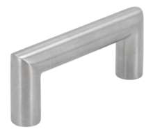 Afbeeldingen van Siro Meubelgreep metaal - boorafstand 64mm/L 77mm/H 33mm/B 13mm - RVS 
