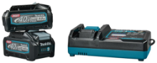 Afbeeldingen van Makita startset 4Ah XGT DC40RA/2xBL4040