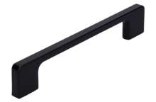 Afbeeldingen van Siro Meubelgreep metaal - boorafstand 160mm/L 172mm/H 30mm/B 9mm mat zwart 