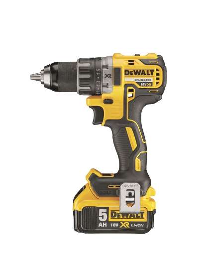 Afbeeldingen van DeWalt schroefboormachine DCD791P2-QW - 460 Watt 18V XR 2x5.0Ah accu - inclusief multilader in TSTAK koffer