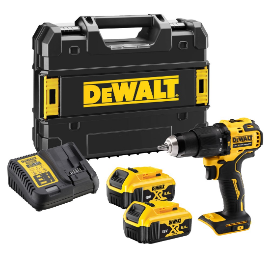 Afbeeldingen van DeWalt DCD709P2T-QW Schroef/- klopboormachine - 18V - XR brushless HDD