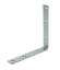 Afbeeldingen van GB Dorpelhoek zwaar 175x175mm 25x4mm Zink-Magnesium