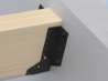 Afbeeldingen van GB raveeldrager zwaar - 380/63x158x2mm - epoxycoating zwart