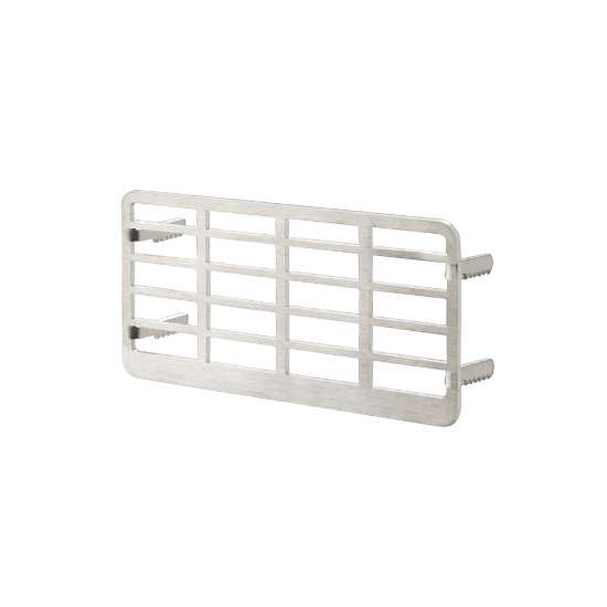 Afbeeldingen van Ubbink Vloervent (WF) voorzetrooster - 105x21x50mm - RVS