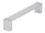 Afbeeldingen van Siro Meubelgreep metaal - boorafstand 160mm/L 172mm/H 30mm/B 21mm mat aluminium/ chroom 