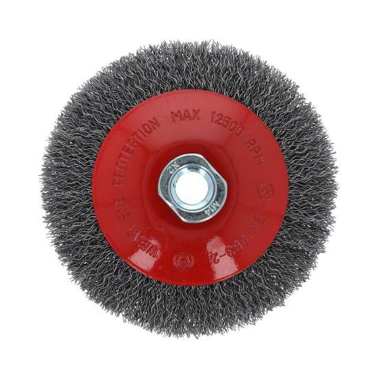 Afbeeldingen van Flexovit Kegelborstel - Ø115mm M14 - draaddikte 0.3mm
