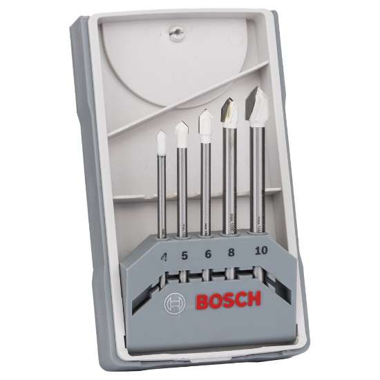 Afbeeldingen van Bosch 5-delige tegelborenset CYL-9 Ceramic
