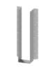 Afbeeldingen van GB raveeldrager I-ligger - 90x400x1,25mm - sendzimir verzinkt