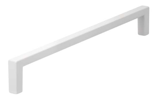 Afbeeldingen van Siro Meubelgreep metaal - boorafstand 192mm/L 200mm/H 28mm/B 8mm wit mat 