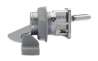 Afbeeldingen van Siro Kastslot metaal - boorafstand 32mm/L 58mm/H 25mm/B 44mm chroom glanzend/grijs 