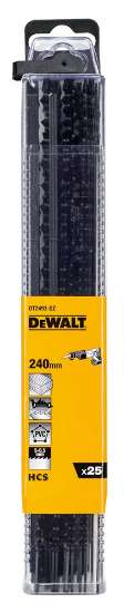 Afbeeldingen van DeWALT Reciprozaagblad hcs 240x4,4-6,0mm snel en ruw zagen, bv. snoeien DT2493