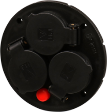 Afbeeldingen van Kelfort contactplaat - 3 contactdozen voor kabelhaspel Easy Reel 400