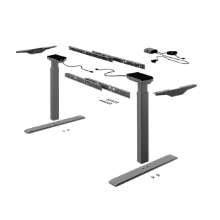 Afbeeldingen van Hettich Tafelonderstel Change Top Eco  Tafelonderstel-sets, zwart