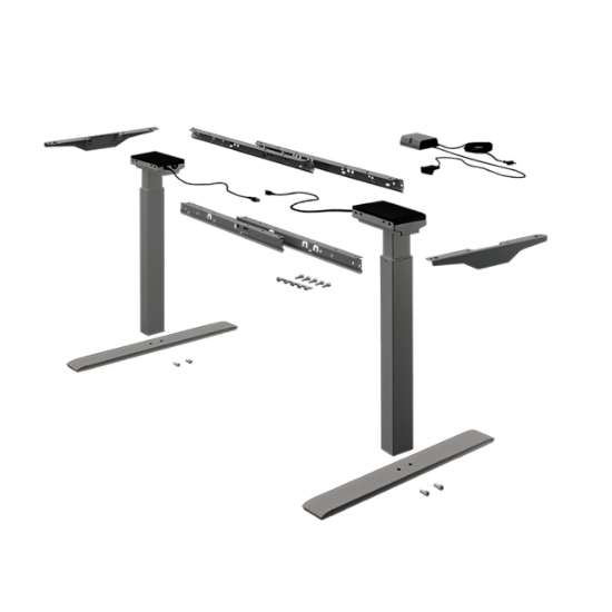 Afbeeldingen van Hettich Tafelonderstel Change Top Eco  Tafelonderstel-sets, zwart