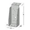 Afbeeldingen van GB balkdrager GBS-LL - 63x150x1,5mm - sendzimir verzinkt