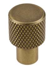 Afbeeldingen van Siro Meubelknop metaal - L 16mm/H 25mm/B 16mm vintage goud 