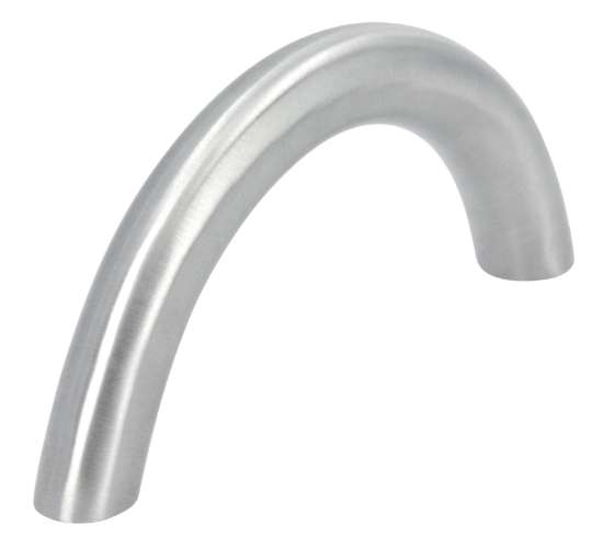 Afbeeldingen van Siro Meubelgreep metaal - boorafstand 64mm/L 74mm/H 35mm/B 10mm RVS 