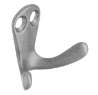 Afbeeldingen van Siro Kapstokhaak metaal - boorafstand 8mm/L 33mm/H 22mm/B 44mm - gepolijst aluminium 