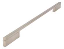 Afbeeldingen van Siro Meubelgreep metaal - boorafstand 320/416mm/L 444mm/H 29mm/B 10mm RVS effect 