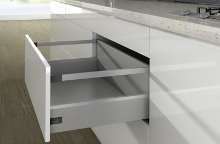 Afbeeldingen van Frontlade Set met Reling H250/126 L450 Zilver