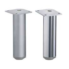 Afbeeldingen van Hettich Meubelvoet Lano RO, 80 mm zilver geëloxeerd