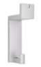 Afbeeldingen van Siro Kapstokhaak kunststof - boorafstand 57mm/L 140mm/H 70mm/B 35mm - aluminium 