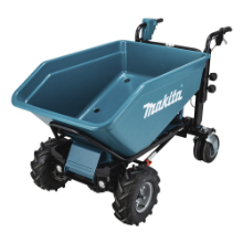 Afbeeldingen van Makita accu kruiwagen DCU603Z - 2x18V LXT - met bak zonder accu en lader in krat
