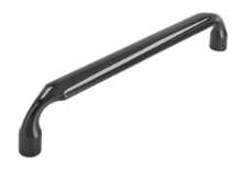 Afbeeldingen van Siro Meubelgreep metaal - boorafstand 160mm/L 171mm/H 31mm/B 15mm zwart chroom glanzend 