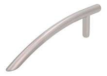 Afbeeldingen van Siro Meubelgreep metaal - boorafstand 96mm/L 125mm/H 29mm/B 8mm nikkel mat 