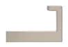Afbeeldingen van Siro Kapstokhaak metaal - boorafstand 32mm/L 61mm/H 40mm/B 15mm RVS effect 