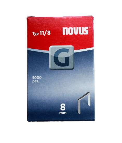Afbeeldingen van Novus vlakdraadnieten G 11/8mm 5000st.