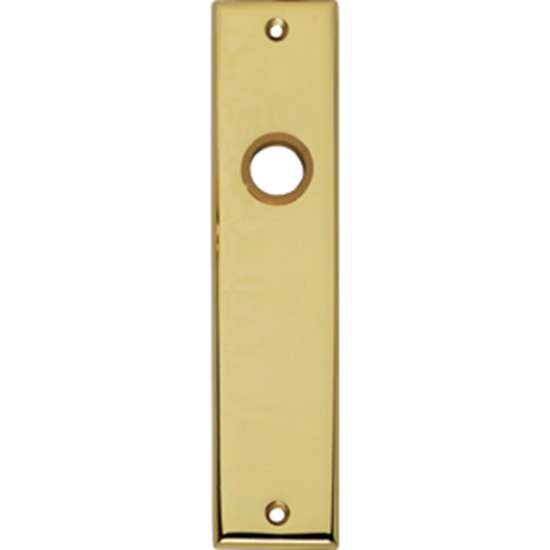 Afbeeldingen van INTERSTEEL Renovatie kortschild messing gelakt 2568