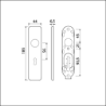Afbeeldingen van Ami kortschild 185/44 klik F1
