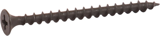 Afbeeldingen van Kelfort Snelbouwschroef - 3,9x55mm - zwart gefosfateerd grof draad 1000 stuks 
