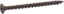 Afbeeldingen van Kelfort Snelbouwschroef - 3,9x55mm - zwart gefosfateerd grof draad 1000 stuks 