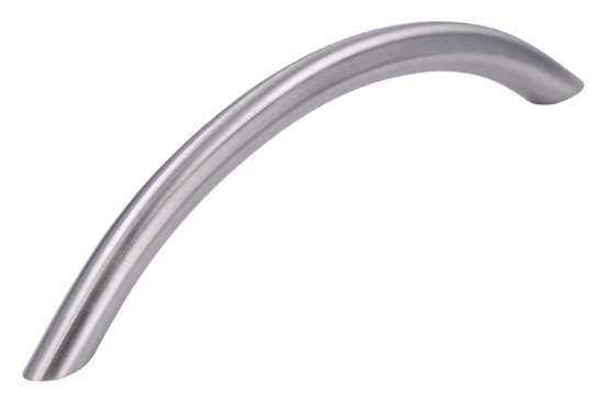 Afbeeldingen van Siro Meubelgreep metaal - boorafstand 128mm/L 145mm/H 35mm/B 10mm RVS 