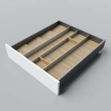 Afbeeldingen van Blum Bestekindeling voor kruidenpotjes Legrabox - corpusbreedte 550-600 diepte 650mm - fineer eiken/aluminium OL.EA6560S3BEST
