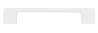 Afbeeldingen van Siro Meubelgreep metaal - boorafstand 192mm/L 204mm/H 30mm/B 9mm wit 