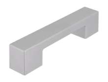 Afbeeldingen van Siro Meubelgreep kunststof - boorafstand 96mm/L 105mm/H 22mm/B 17mm - aluminium 