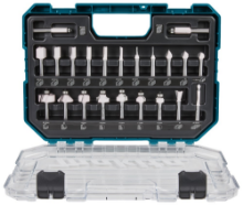 Afbeeldingen van Makita Freesset 8mm 22-delig kant D-74778